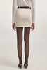 DEADLINE MINI SKIRT LIGHT BEIGE