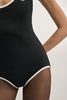 CLAUDIA SLEEVELESS BODYSUIT BLACK