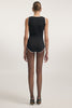 CLAUDIA SLEEVELESS BODYSUIT BLACK