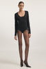 CLAUDIA LONGSLEEVE BODYSUIT BLACK