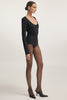 CLAUDIA LONGSLEEVE BODYSUIT BLACK