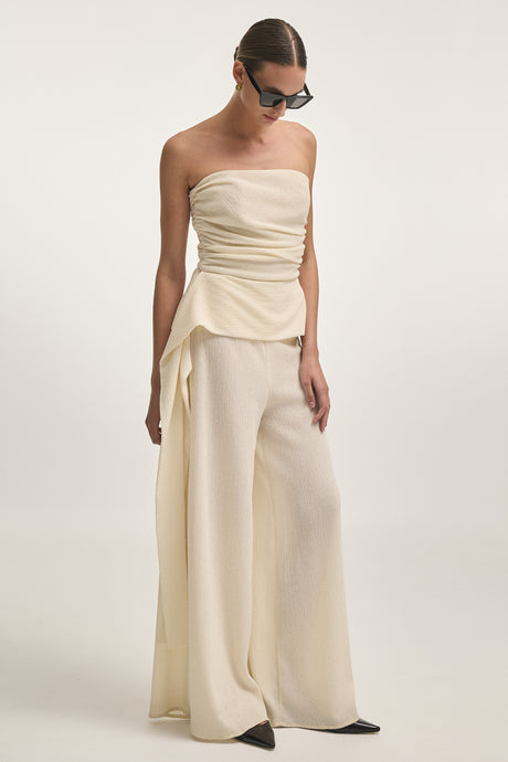 SUBWAY TROUSERS ECRU