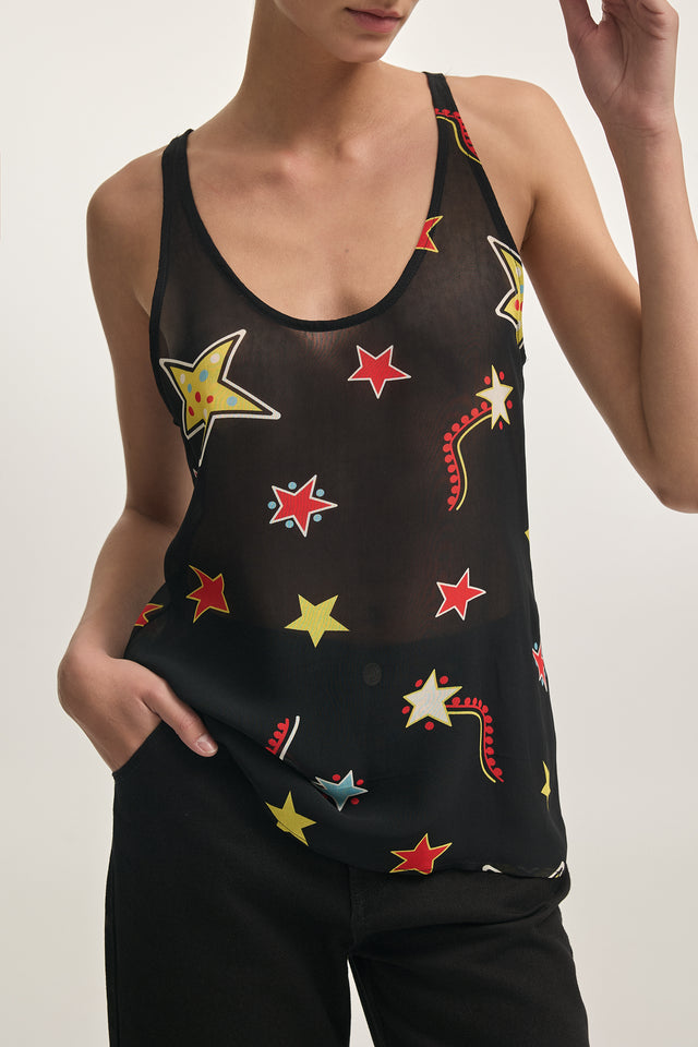 SKYLINE TOP MULTICOLOUR