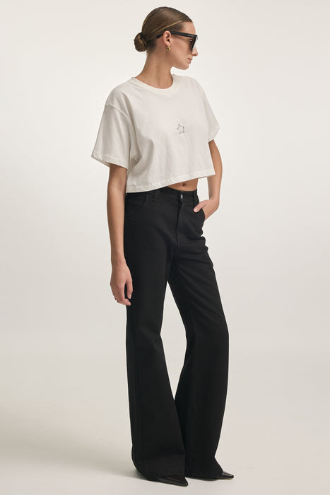 MARTINI DENIM TROUSERS BLACK