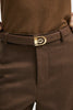 REI LEATHER BELT DOUBLE SIDED M/W BROWN