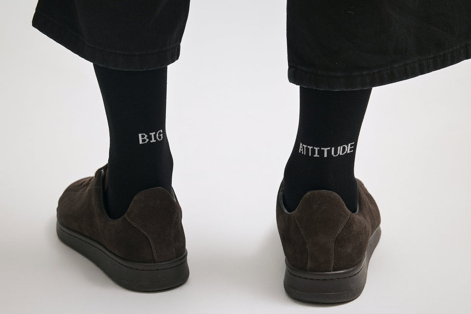 BIG ATTITUDE SOCKS BLACK