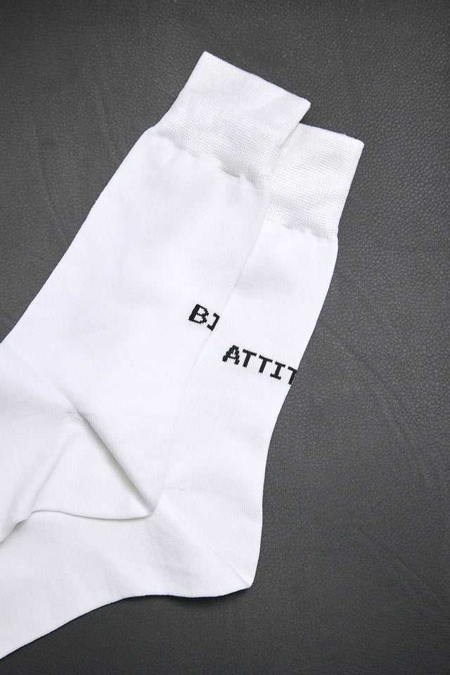 BIG ATTITUDE SOCKS WHITE