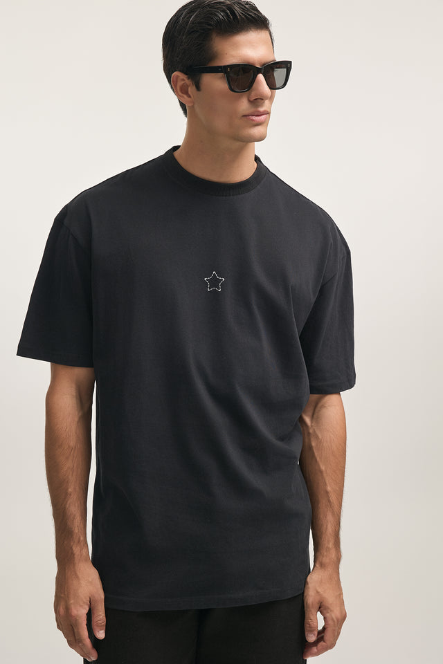 HOLLYWOOD T-SHIRT BLACK