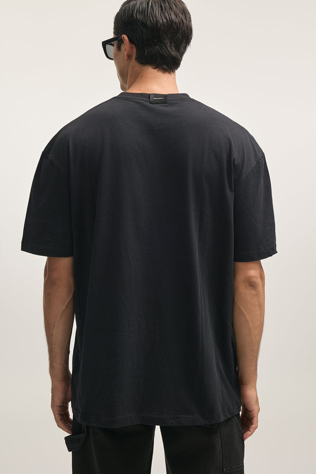 BIG ATTITUDE T-SHIRT M/W BLACK