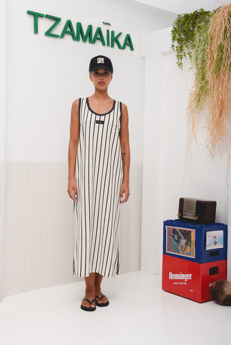 JAMAICA BASKET DRESS BLACK