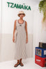 JAMAICA BASKET DRESS BROWN