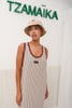 JAMAICA BASKET DRESS BROWN
