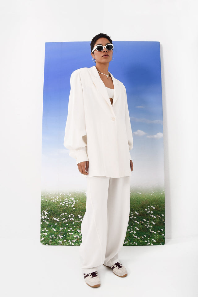 NOA OVERSIZED BLAZER WHITE