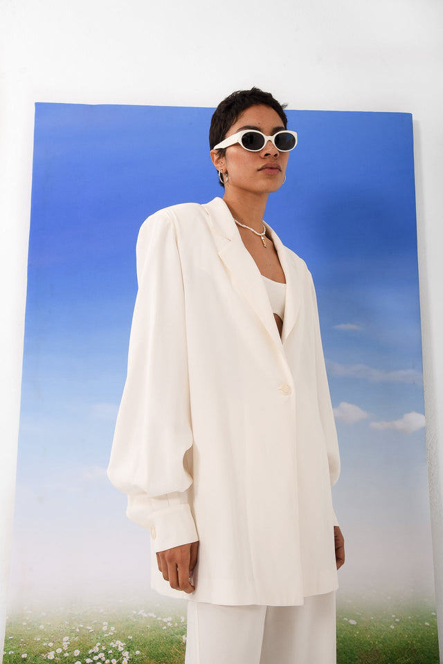 NOA OVERSIZED BLAZER WHITE