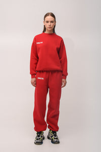 HAILEY SWEATPANTS RED