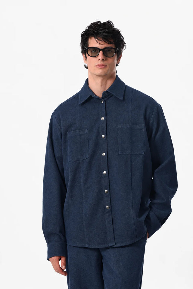 OTZI DENIM SHIRT BLUE