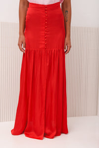 CORAL SKIRT RED