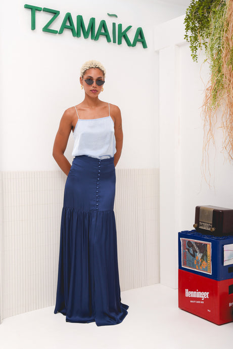 CORAL SKIRT BLUE