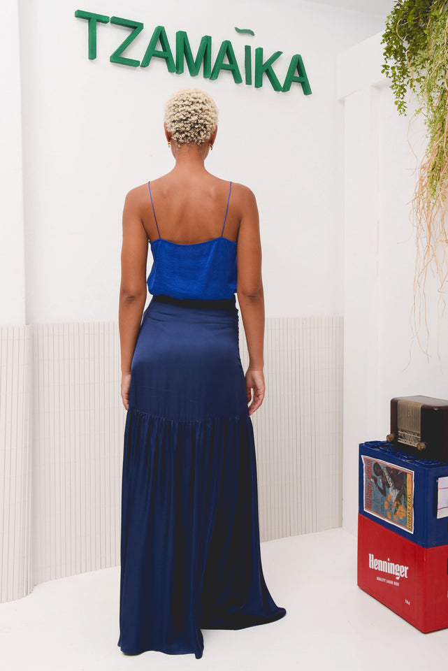 CORAL SKIRT BLUE