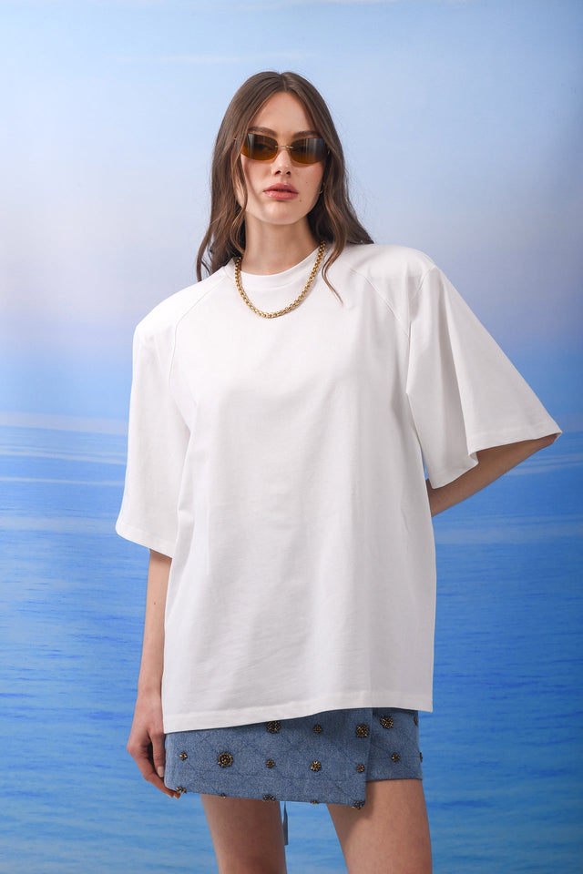 CHECK IN T-SHIRT WHITE