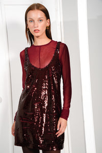 OPULENCE DRESS |BORDEAUX