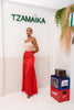 CORAL SKIRT RED