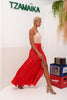 CORAL SKIRT RED