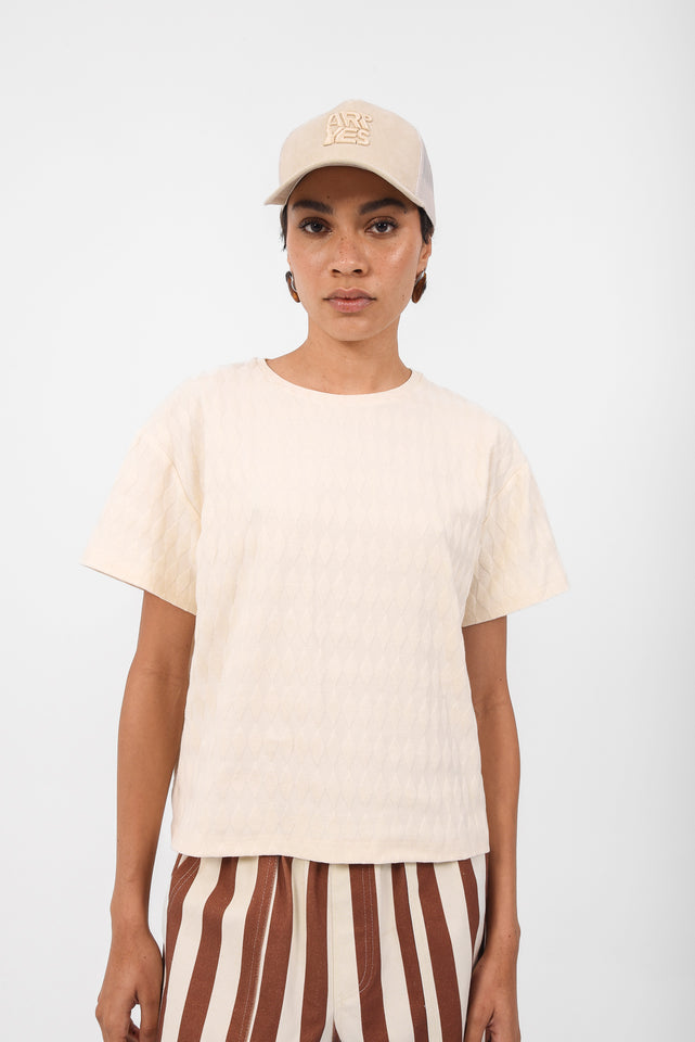 SANDY T-SHIRT |VANILLA