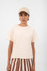 SANDY T-SHIRT |VANILLA