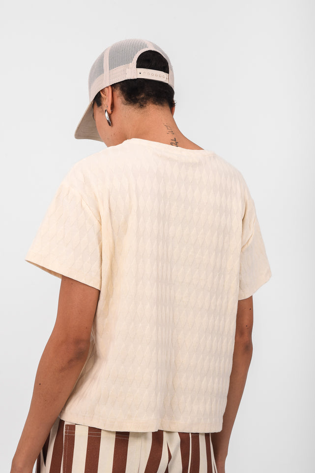 SANDY T-SHIRT |VANILLA