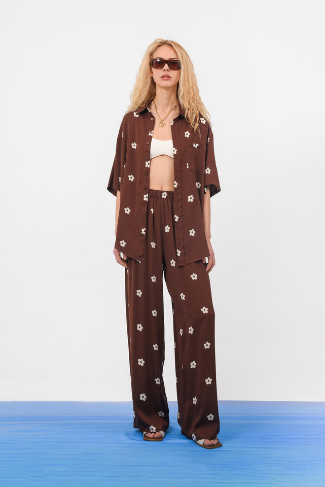 DAISY PANTS |BROWN