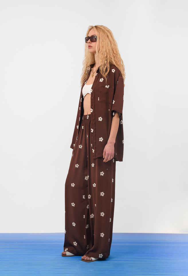 DAISY PANTS |BROWN