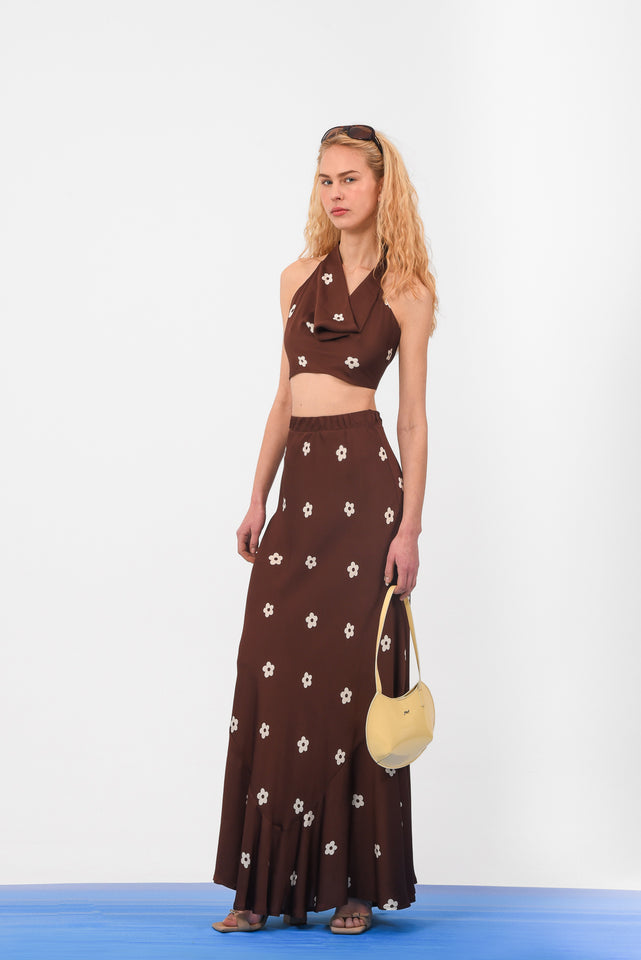 DAISY TOP |BROWN