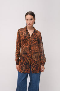 ROSA SHIRT ANIMAL MIXED