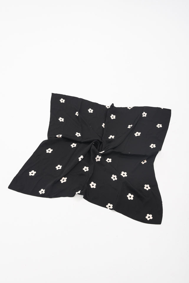 DAISY SCARF BLACK