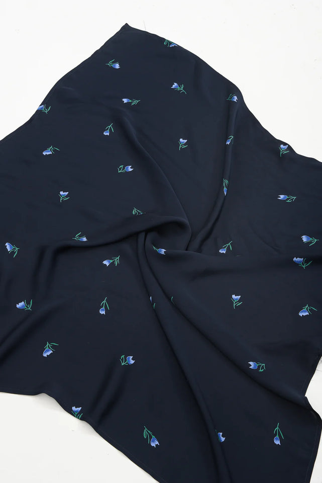 RIVIERA SCARF DARK BLUE
