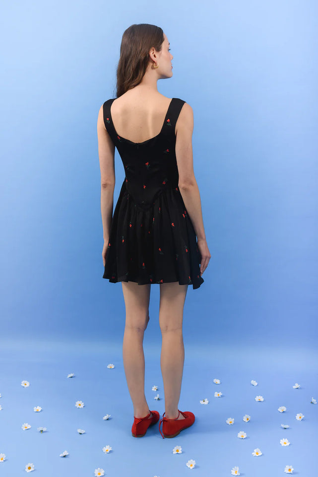 RIVIERA MINI DRESS BLACK