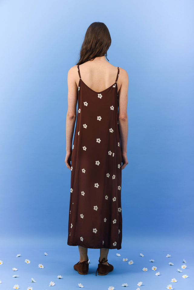 DAISY DRESS |BROWN