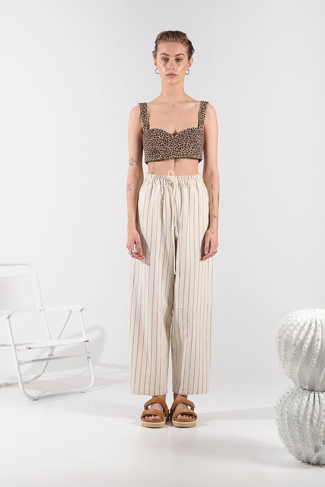 PIVOT PANTS |BROWN STRIPES