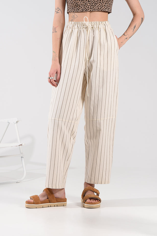 PIVOT PANTS |BROWN STRIPES