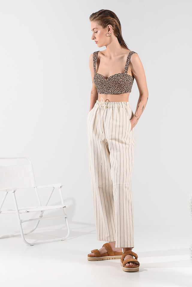 PIVOT PANTS |BROWN STRIPES