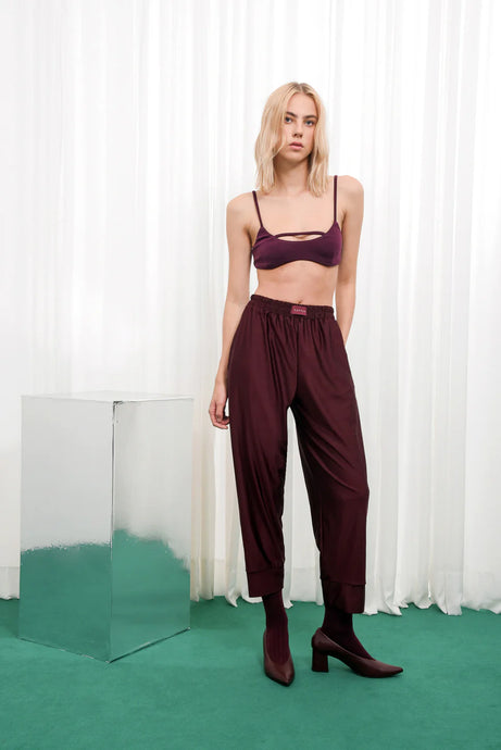 PRIDE PANTS BORDEAUX