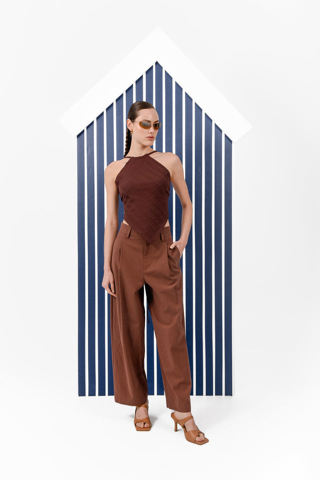 SANDY TOP |BROWN