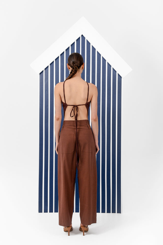 SANDY TOP |BROWN