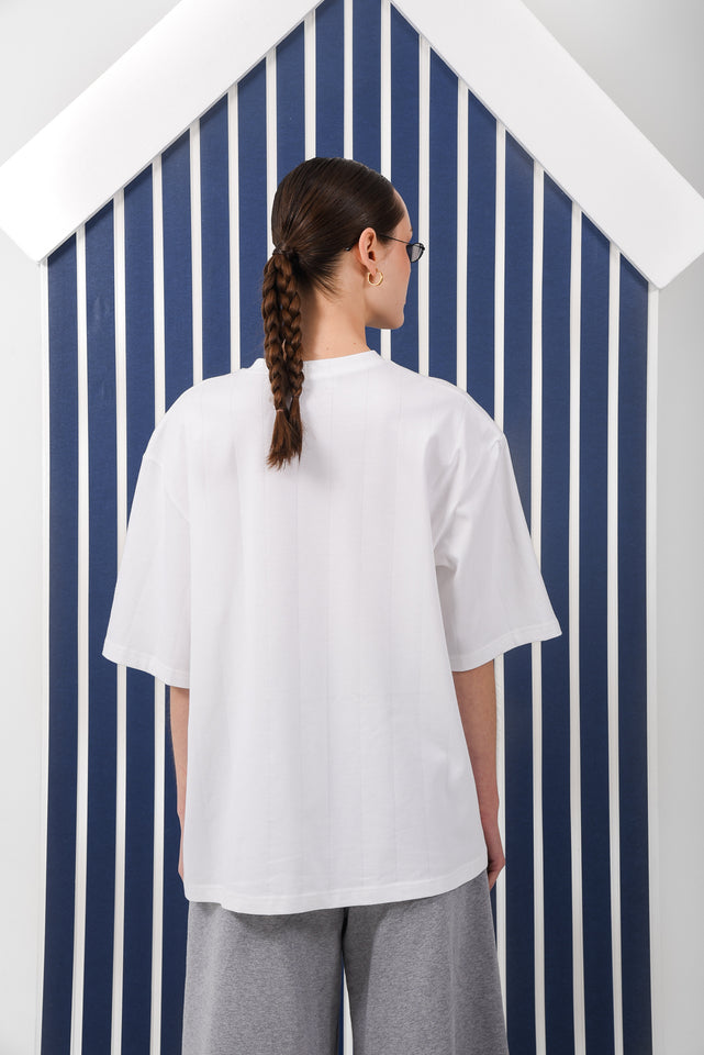 TIME OUT OVERSIZED T-SHIRT |WHITE