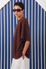 SANDY OVERSIZED T-SHIRT |BROWN