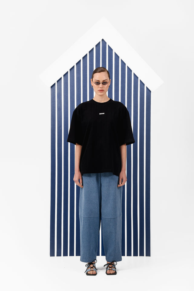 TIME OUT OVERSIZED T-SHIRT |BLACK