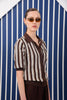 IBIZA POLO TOP BROWN