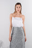 PUSSYCAT DOLLS MIDI SKIRT |SILVER