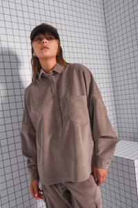 PLAN BLOUSE | TAUPE